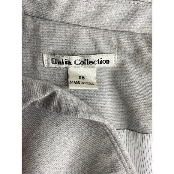 Dalia Collection XS Womens Light Gray Blazer Jacket With Button Closure - Picture 3 of 7